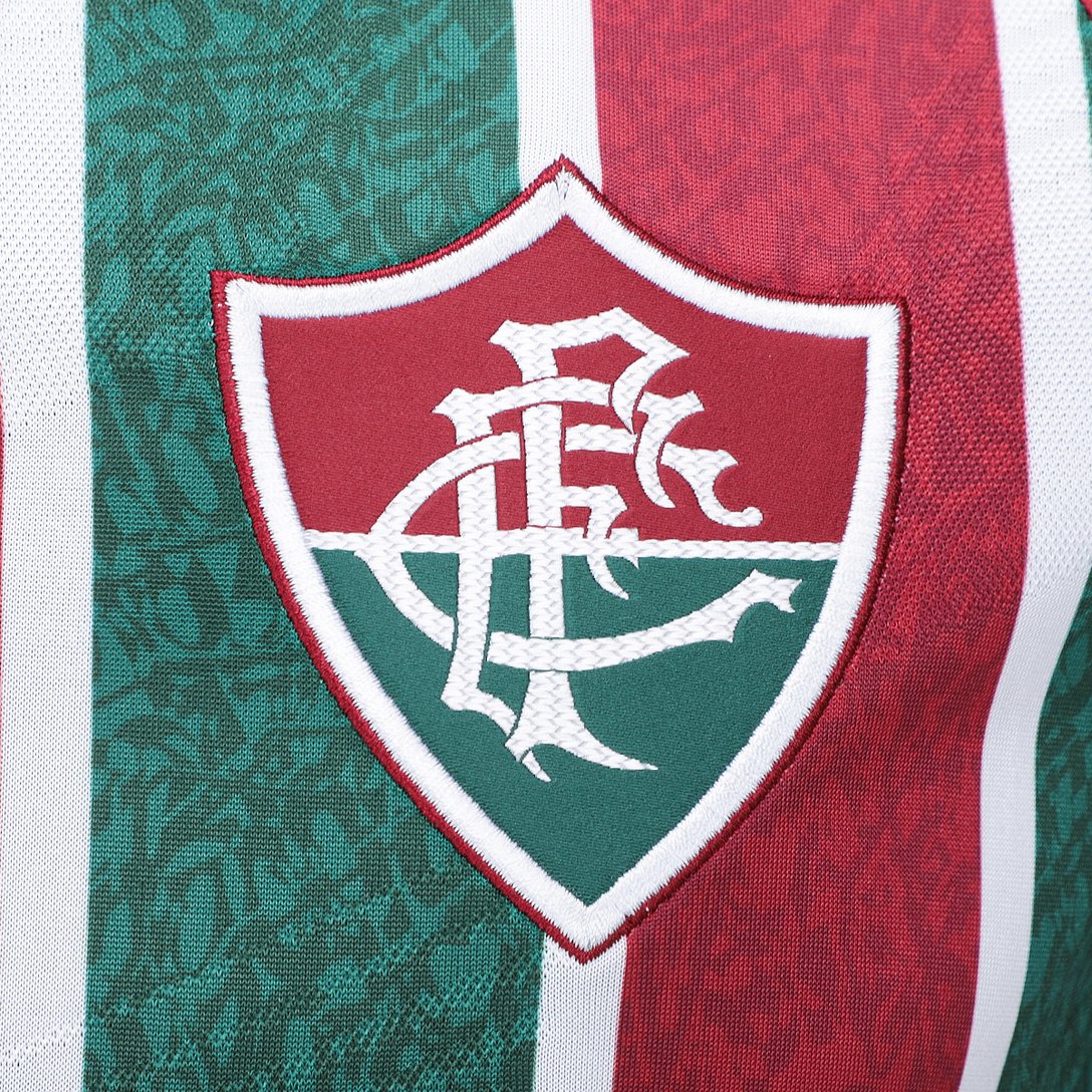 Camisa Fluminense I 24/25 - Torcedor Umbro Masculina - Tricolor com patrocínio