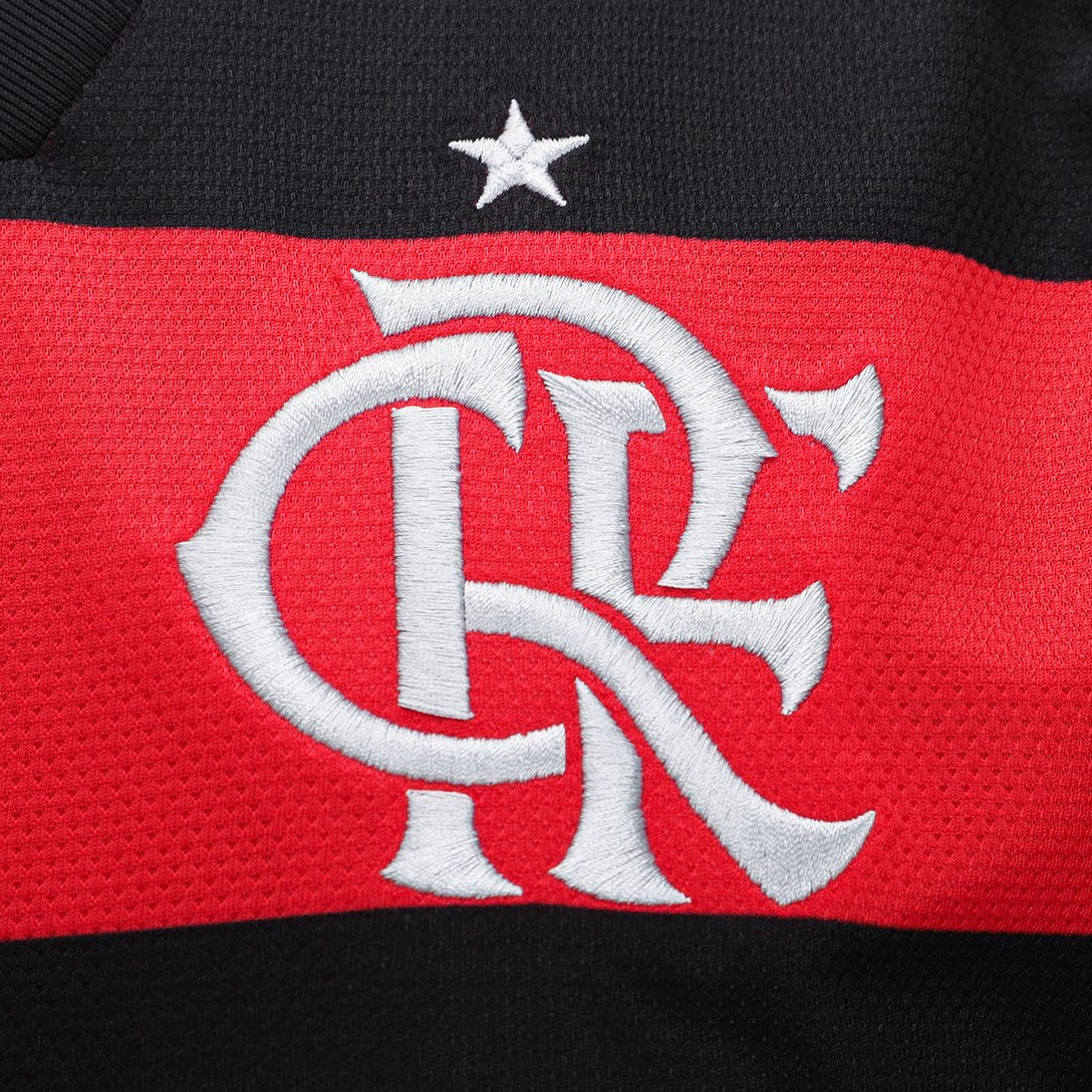 Camisa Flamengo Torcedor I - Temporada 24/25 - Vermelho e Preta - Adidas