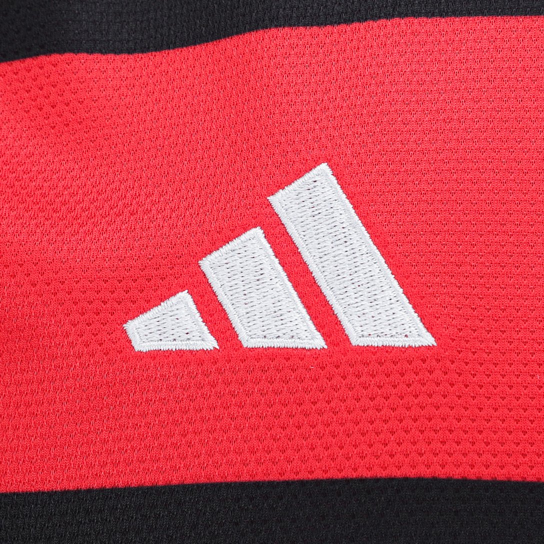 Camisa Flamengo Torcedor I - Temporada 24/25 - Vermelho e Preta - Adidas