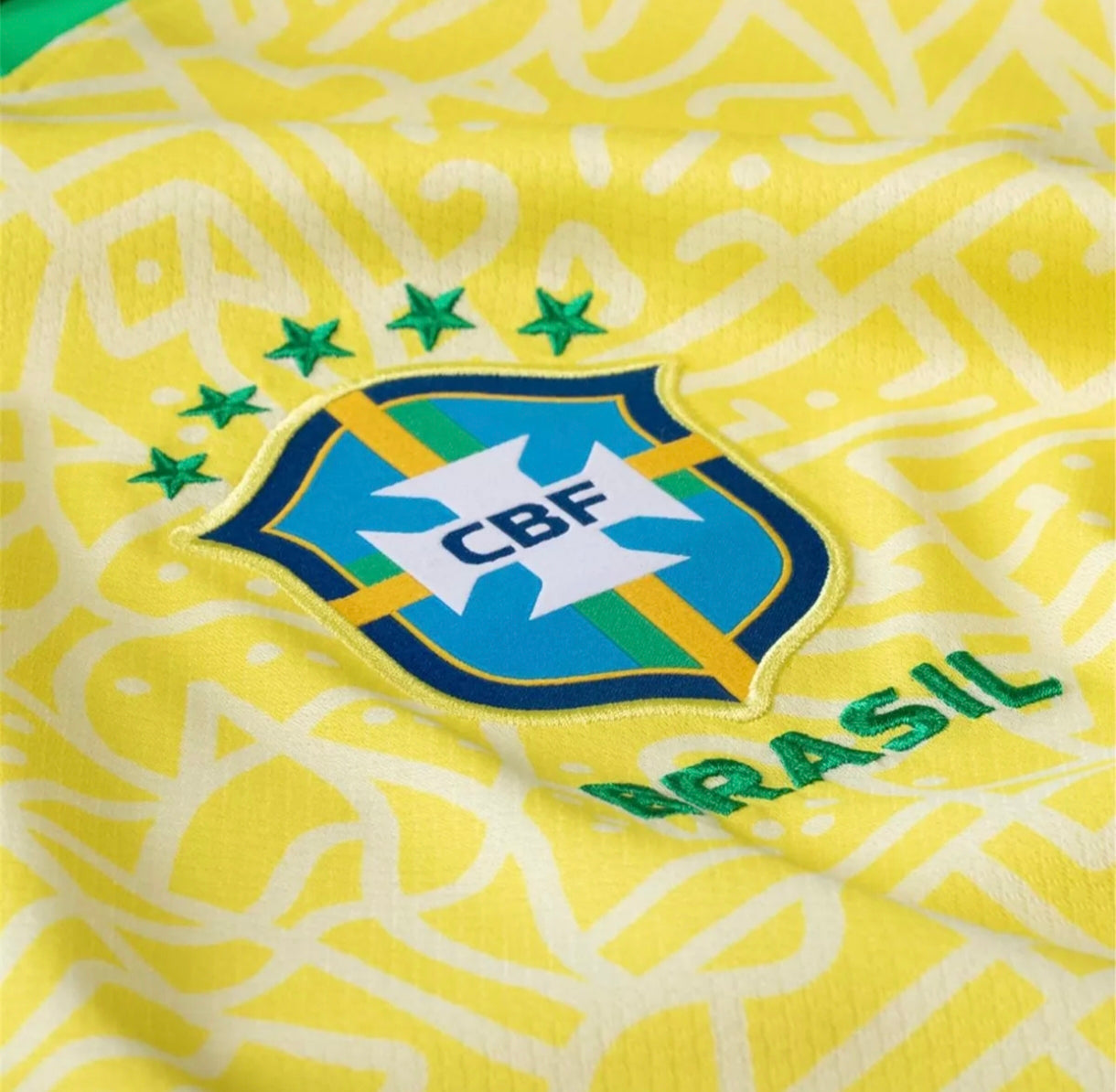 Camisa Seleção Brasileira I 24/25 - Torcedor Nike Masculina - Amarela com detalhes em verde