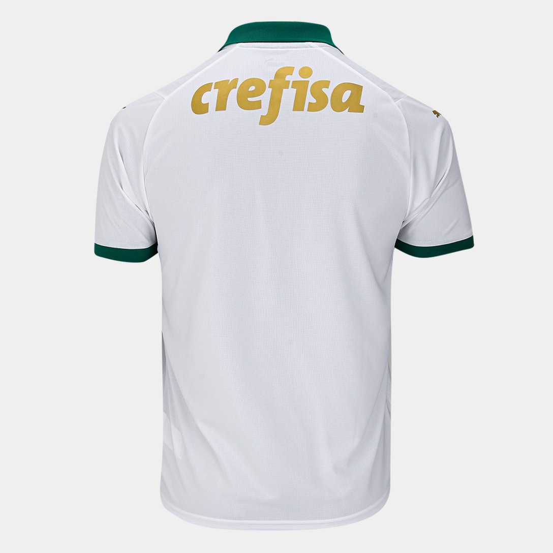 Camisa Palmeiras Torcedor - Temporada 24/25 - Branca - Crefisa - Polo