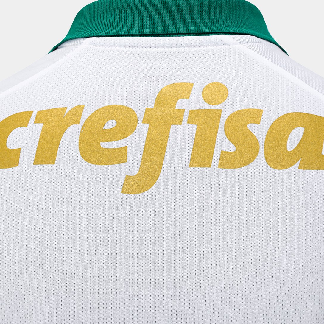 Camisa Palmeiras Torcedor - Temporada 24/25 - Branca - Crefisa - Polo