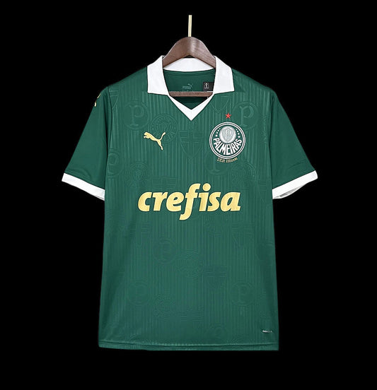 Camisa Palmeiras Torcedor - Temporada 24/25 - Verde - Crefisa - Polo