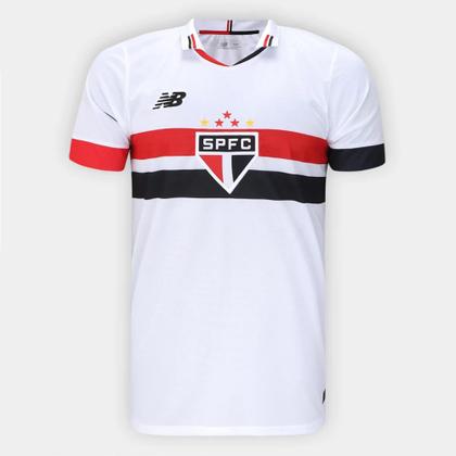 Camisa São Paulo I 24/25 Torcedor Masculina - Branco - New Balance